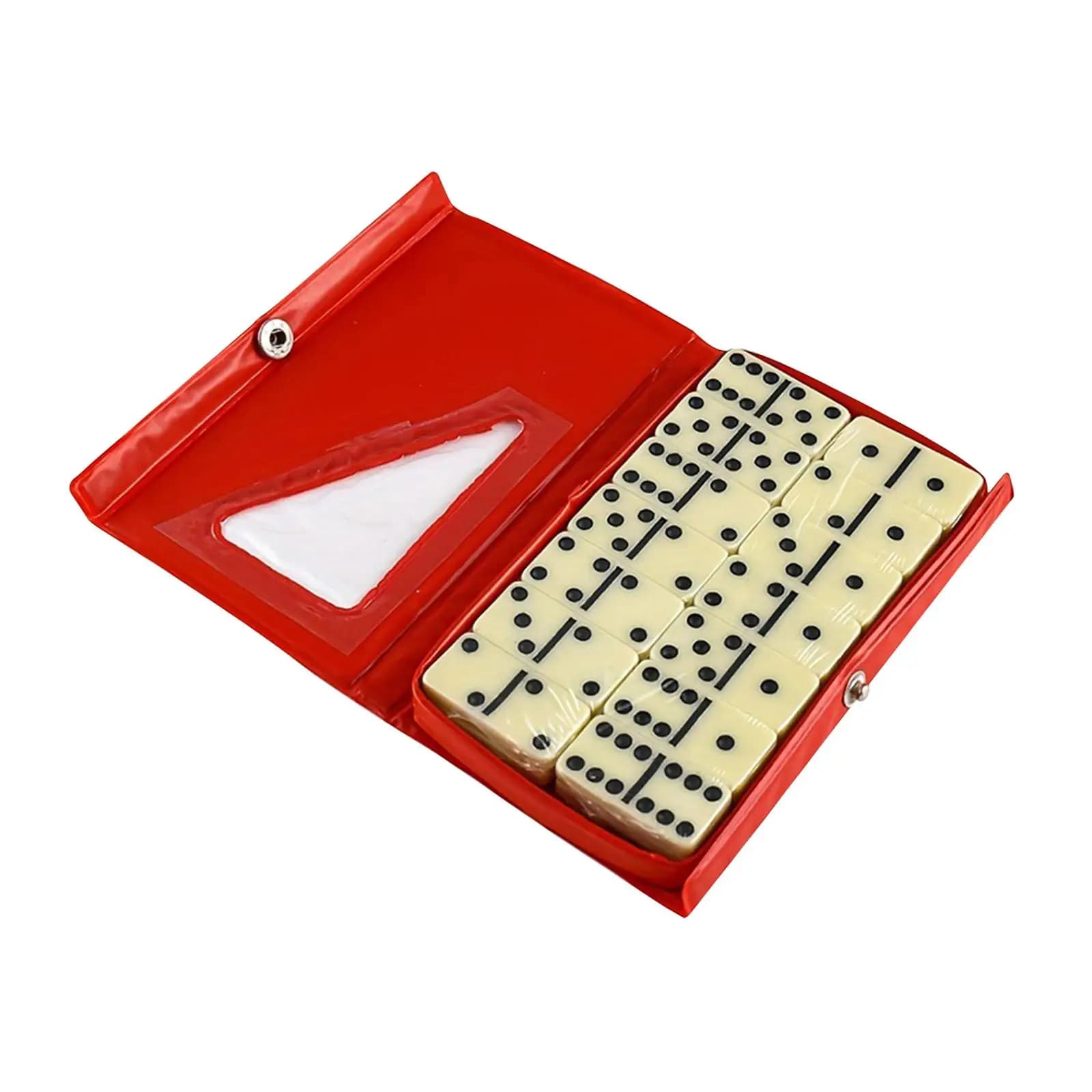 Dominos Set Table Game Family Game Fun Game Night Educational Toy 28 Pieces Double Six Dominos Board Game for Boys Girls