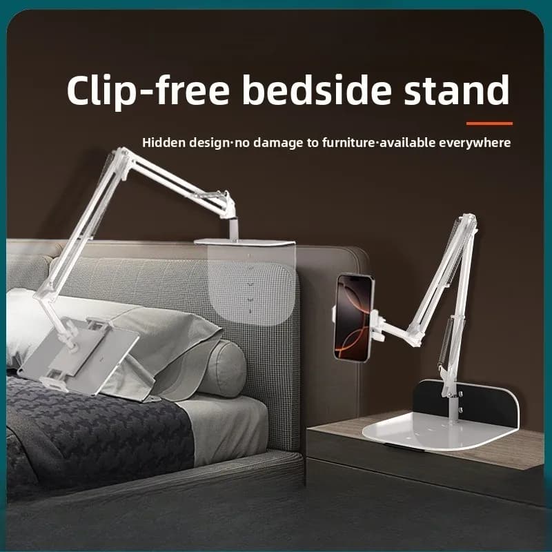 Foldable Bed Headrest Support for iPad Tablet & Smartphone with Hidden Gap Design for Lying in Bed USA & EU