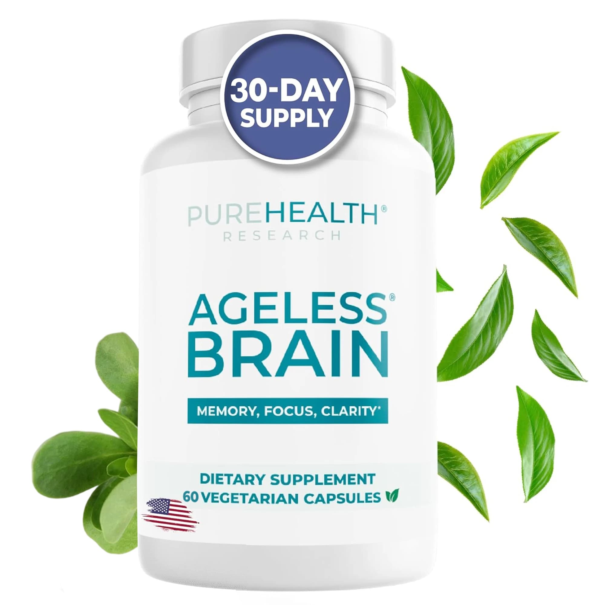 Brain for Memory & Focus - Nootropic Brain Support Supplement, Focus & Concentration & Cognitive Function