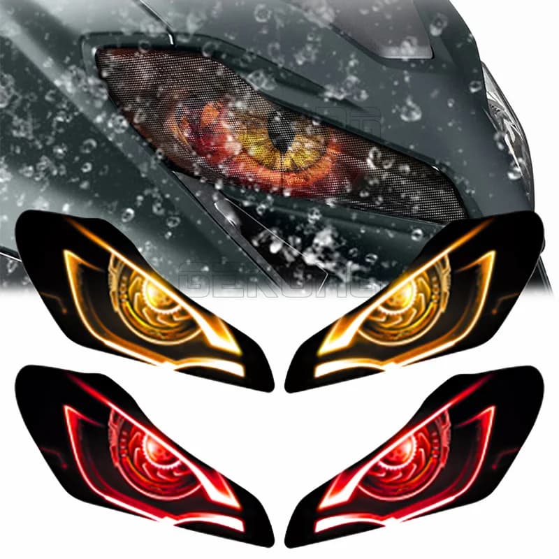 PER YAMAHA T-MAX TMAX 530 560 TMAX530 TMAX560 Accessori Moto Carenatura Anteriore Faro Adesivo Guardia Adesivo -1