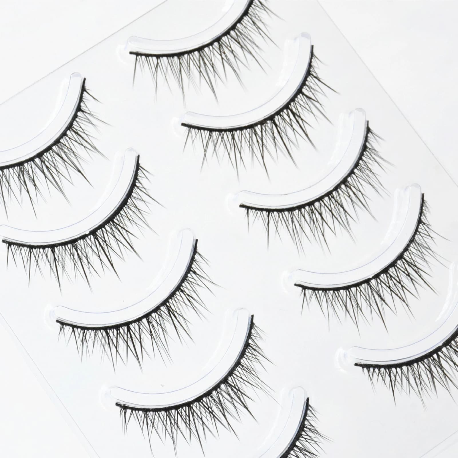 Strips Fake Eyelashes Full Strip Hard Stereo Fake Fish Tailed Eyelashes for Kids Natural Cow for Cosplay Double Eyelid