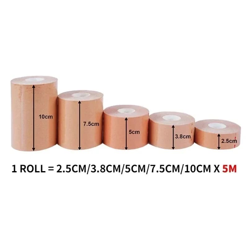 5-10 cm Sport Kinesio Nastro Kinesiologia Muscolare Elastico Al Ginocchio Sollievo Dal Dolore Resistenza Patch Recupero Atletico Adesivi Bende Fitness