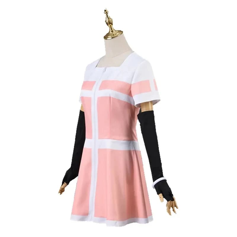 2026 Anime Cosplay akudama drive full sets adult women Girl Pink Zipper Halloween carnival outfits S DFU7J