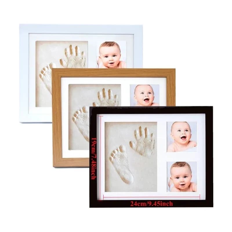 DIY Pet Paw Print Memorial Kit with Clay Mold and Photo Frame Exquisite Gift Box for Dogs Cats Pet Couple Keepsake Creative Pet