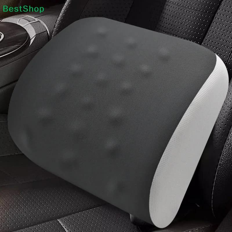 Cuscino di supporto lombare per auto in memory foam, cuscino per la schiena in quattro colori, per sedile auto, casa, ufficio, allevia il dolore