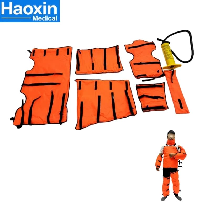 Haoxin DT-VMS003 Vacuum Arm Splint First Aid Kit Outdoor Emergency Manual Lightweight PVC Material Class I CE Certified Medical