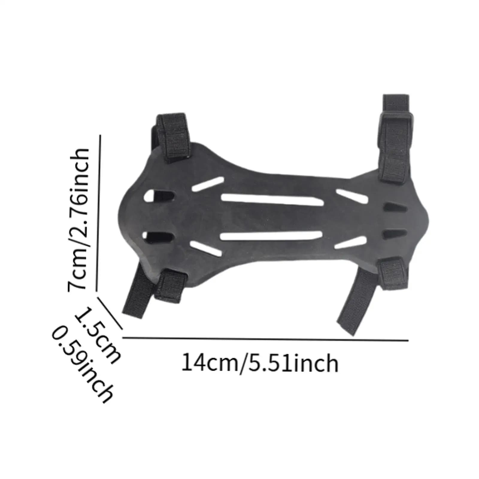Lightweight Armguard Archery Protection Adjustable Forearm Gear Rubber Strap for Bow Target Outdoor Training