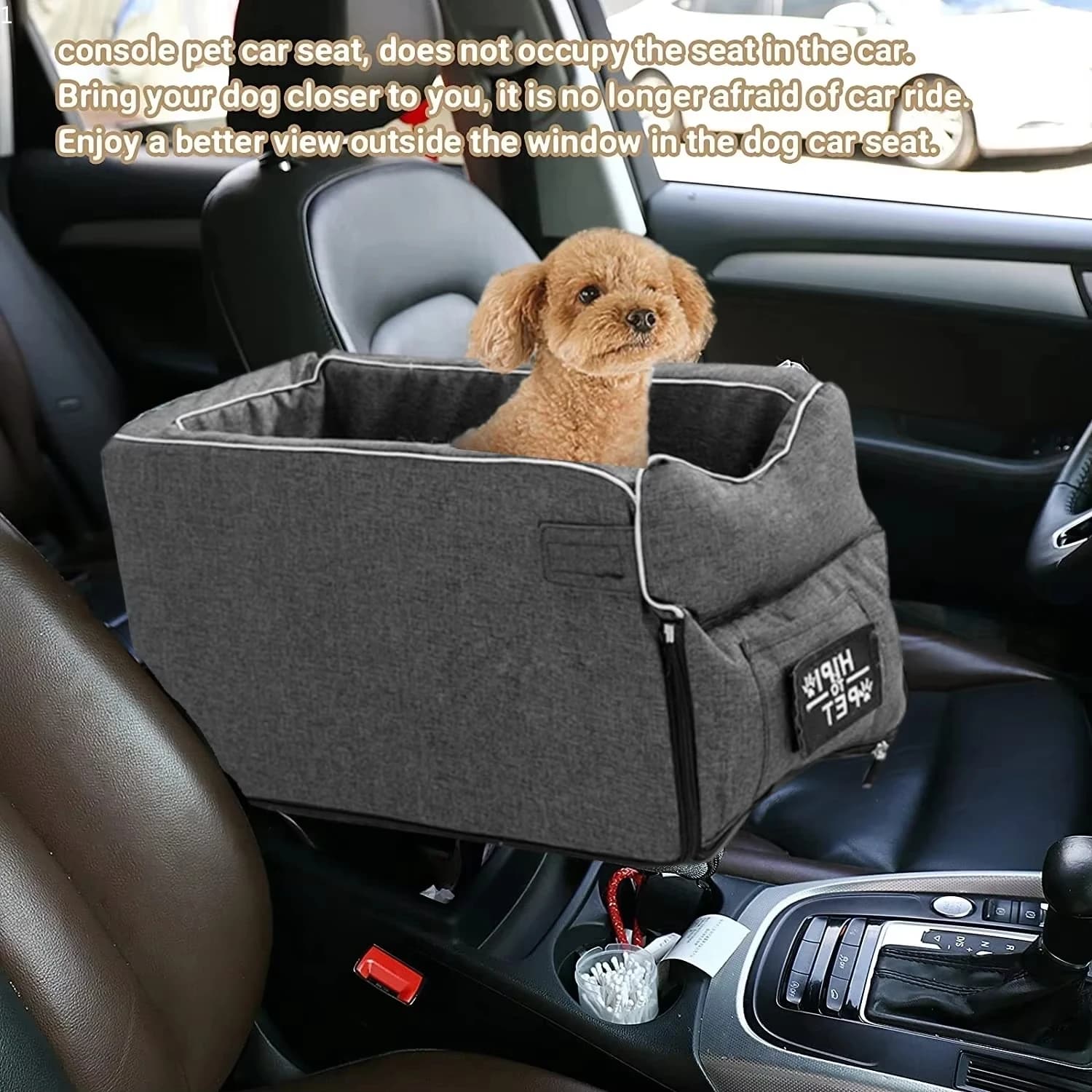 Cani portatili Gatti Seggiolino auto Gatto Letto per cani Borsa di controllo centrale Viaggio Animali domestici Sedile di sicurezza Pet Car Booster Seat Cuccia Forniture per animali domestici
