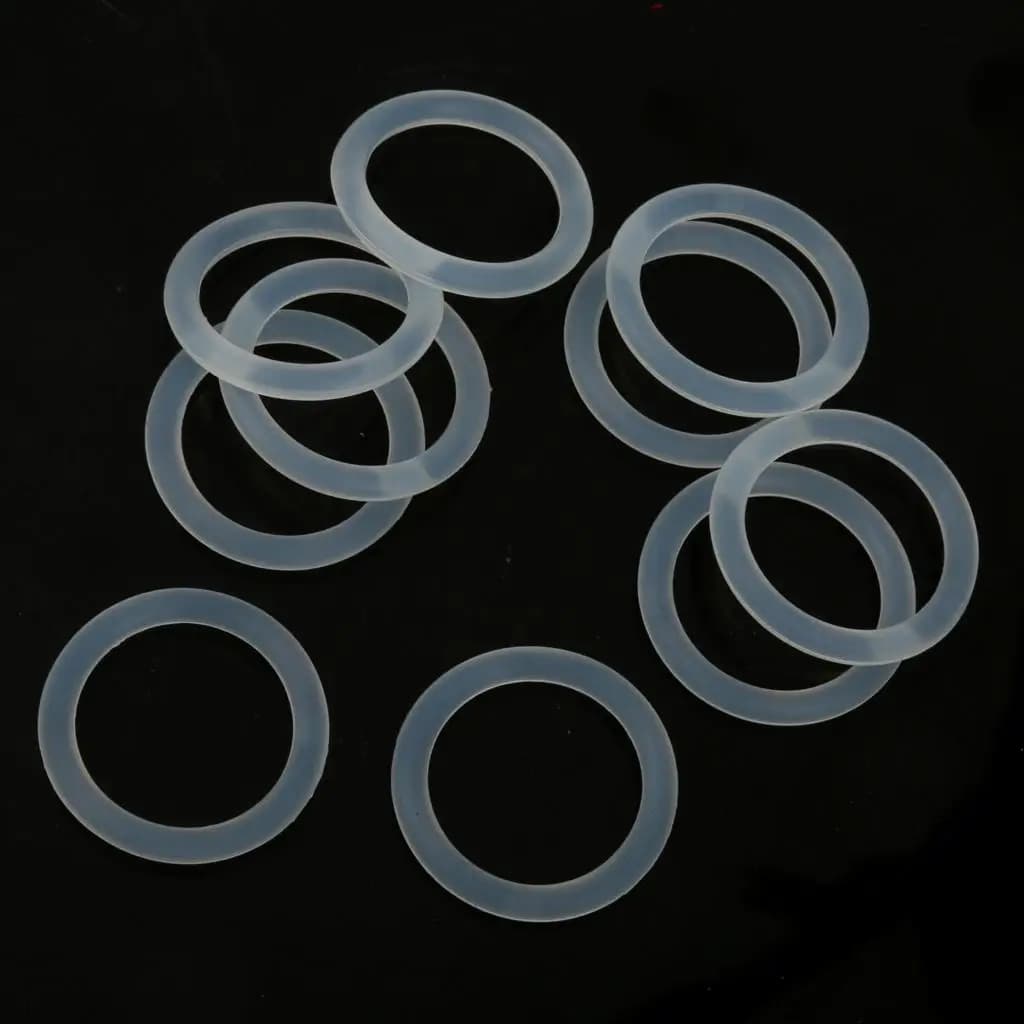 Adattatore per porta ciuccio per bambini in silicone da 10 pezzi O Ring Anello manichino per anello MAM, anello isolante in gomma per rondella impermeabile per uso alimentare