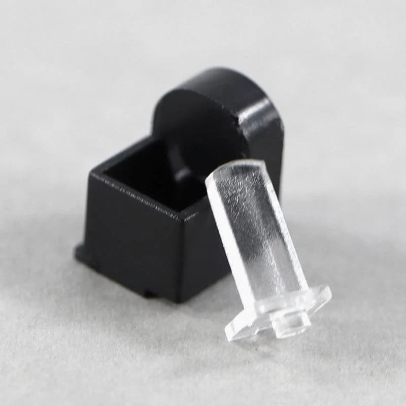 2pcs LED diffuser Central zipper part for shell housing closure with LED diffuser for 3dsxl 3ds xl