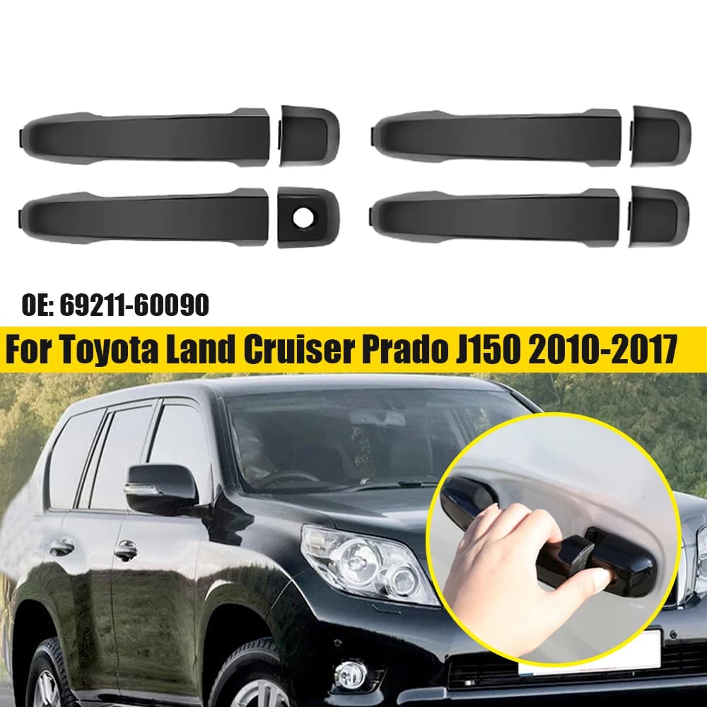 69211-60090 69211 60090 Auto Anteriore Posteriore Sinistra Destra Esterno Maniglia Della Porta Per Toyota Prado Landcruiser J150 Serie 2010-2017