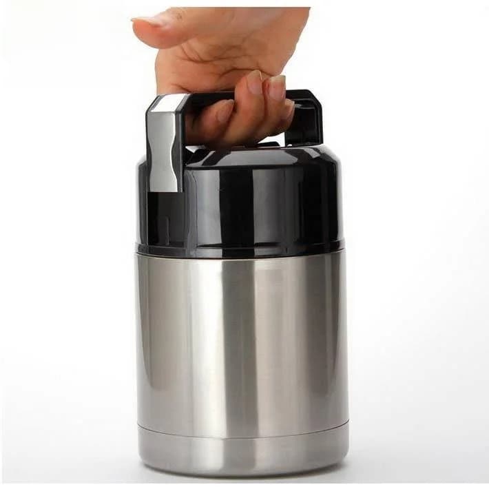 Contenitore Termico in Acciaio Inox da 000ml, Pentola a Pressione Sottovuoto, Thermos per Studenti, Porta Pranzo, Stile Giapponese, Colorato