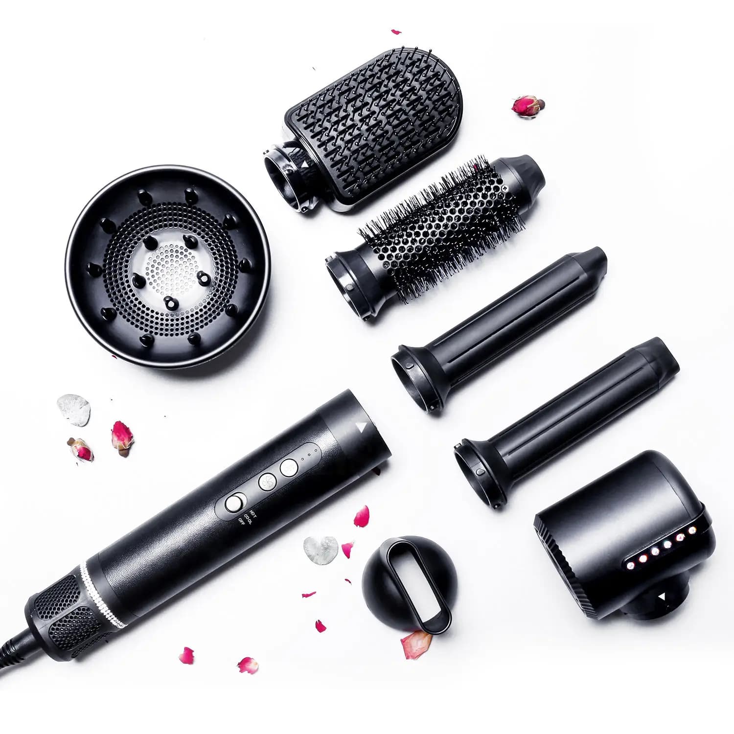 Hairdryer 5 in 1 Hair dryer One Step Professional Hair Plate Bigodino Styling Tools Hot Air Brush Pettine Hair dryer