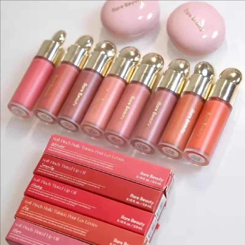 Blush Luxury Liquid Rare Beauty, Lipstick, Eye and Cheek Fard, Waterproof, Moisturizing, Face Twist, Umbrella, Polished Liquid for Makeup