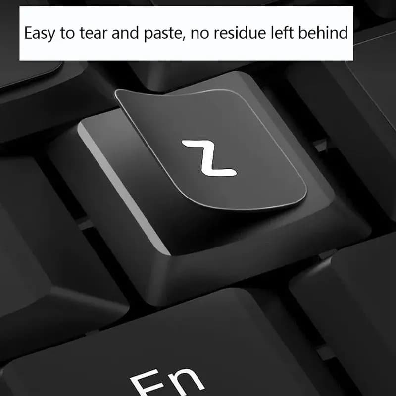 Wear-resistant keyboard stickers, Spanish/English letters replacement for laptop PC