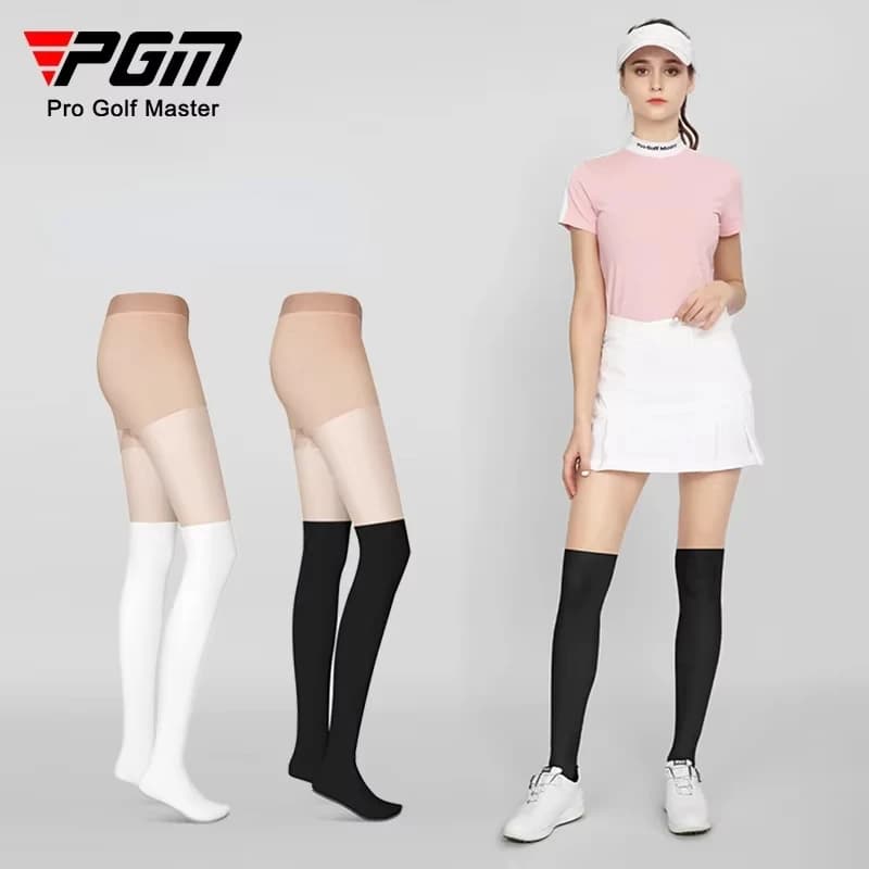 PGM Calzini sportivi da golf per donna, protezione solare, calzini estivi leggeri e traspiranti, calzini in seta anti-gancio WZ023