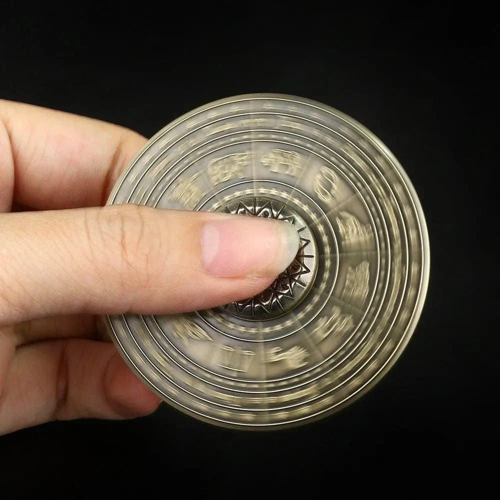 Destiny Compass Astrolabe Fidget Spinner Constellations Smooth Zodiac Signs Fidget Spinner Pressure Reducing Rotating