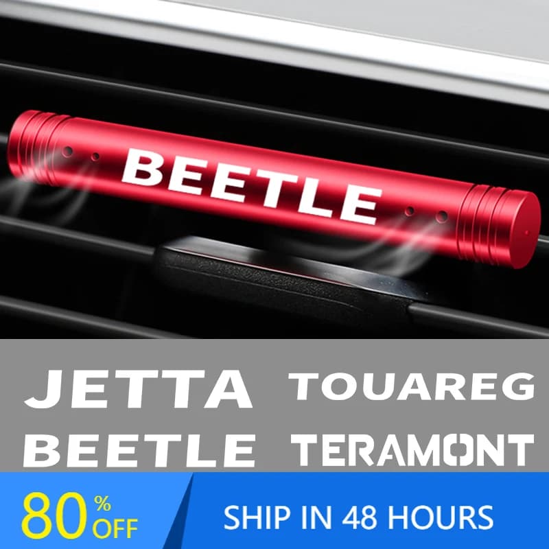 Profumatore per auto con stick per aromaterapia da applicare alle bocchette dell'aria, per VW Volkswagen Golf Polo Jetta Beetle Touran B5 B6 Touareg