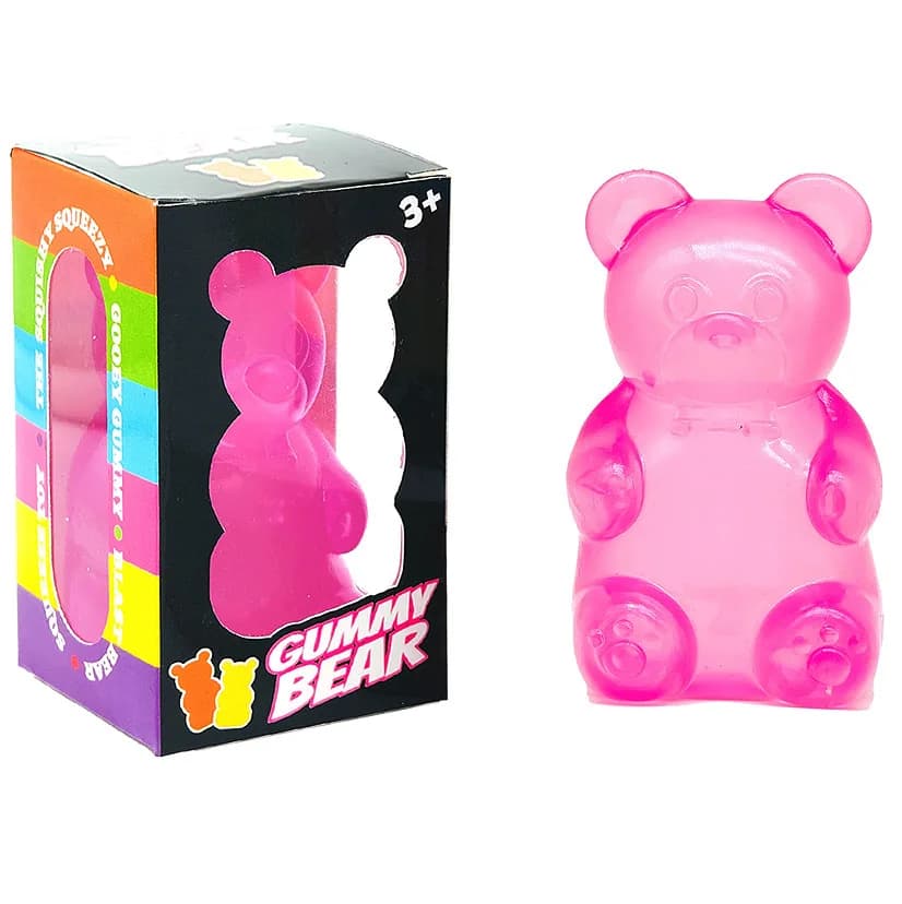 Giocattolo Morbido a Forma di Orsetto in Maltosio - Antistress Sensoriale, Squishy a Lenta Risposta per Bambini e Adulti