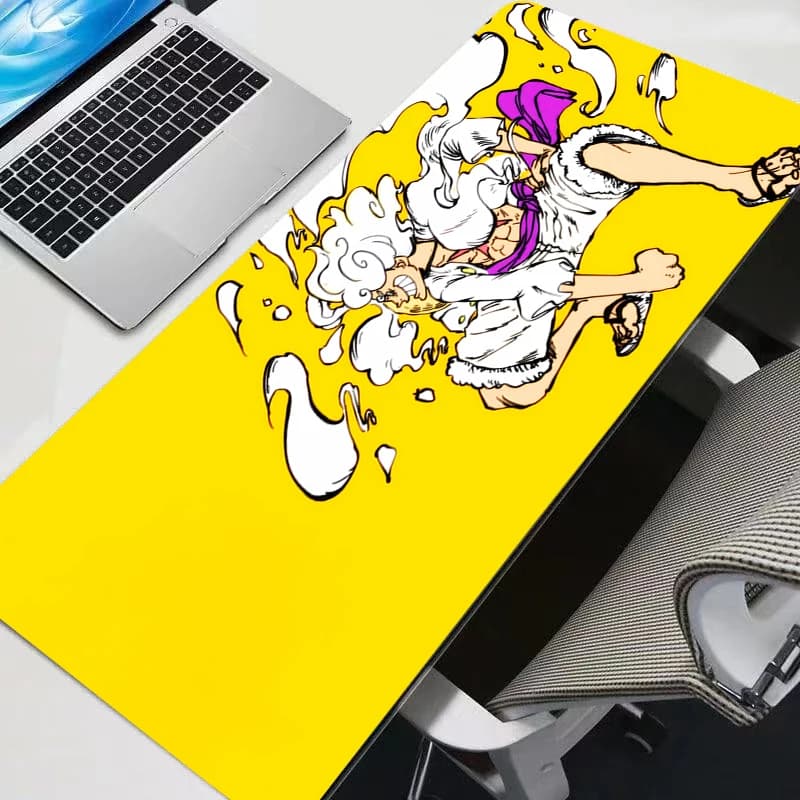 Tappetino per mouse Anime One Piece Accessori da gioco Mousepad Gamer PC Completo Tastiera per computer Tappetino da scrivania resistente Varmilo Table