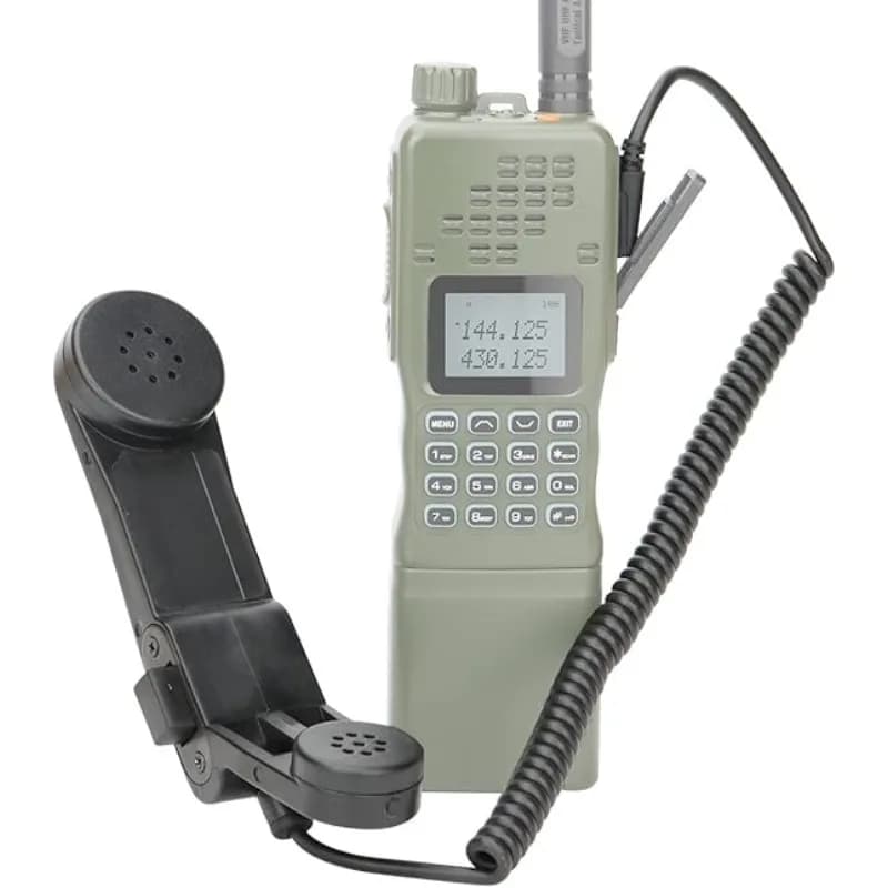Microfono Militare Baofeng a 2 Pin Tipo K, Altoparlante Portatile per Radio Bidirezionale BaoFeng AR-152 UV-5R Kenwood