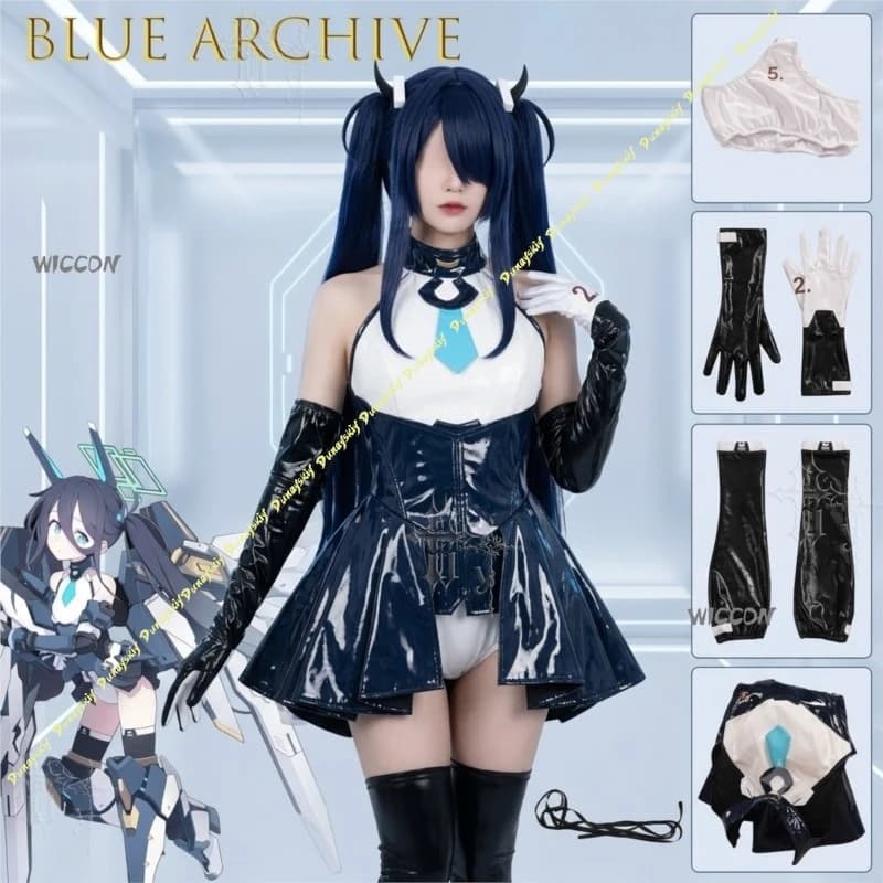 Game Cosplay Series: Blue Archive -Millennium Science School -Tendou Alice Combat Ready Cosplay Cute Costume Full Set Halloween