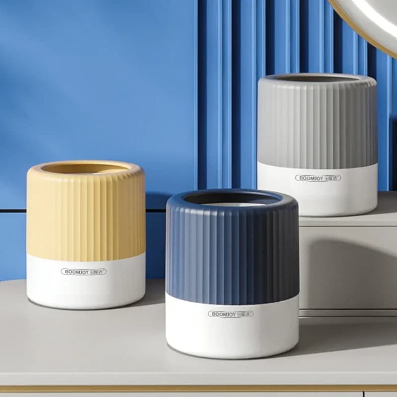 INS Wind Desktop Bidone della spazzatura Cestino di carta per uso domestico Contenitore per dormitorio Ufficio Semplice mini tavolo di alta bellezza