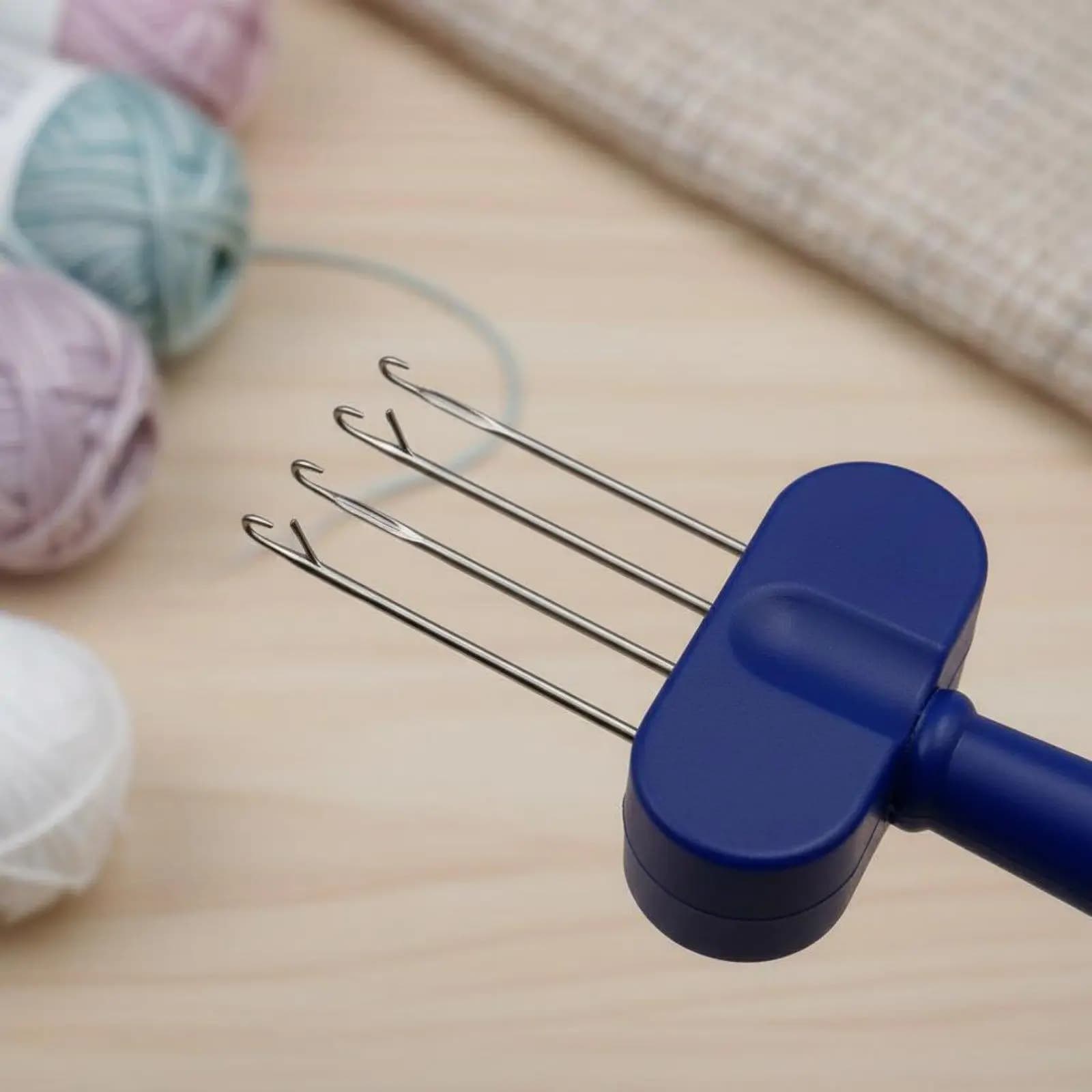 Easy Spool Knitter Weaving Device for Yarn Braids with Smooth Tension Control Multiple Hooks for Knitting Crochet Sewing