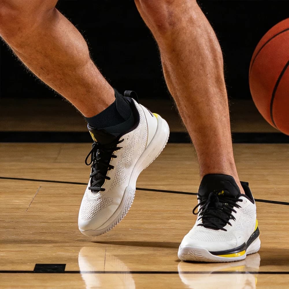 Supporto per caviglia a compressione con cinturino regolabile, stabilizzatore per infortuni e stiramenti, protezione sportiva per corsa e basket