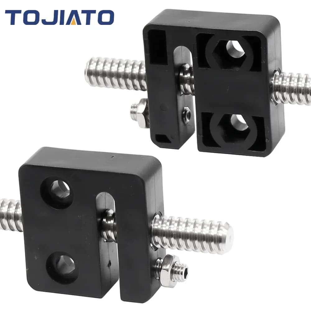 1-6 pezzi Blocco dado anti-gioco per diametro 8 mm, passo 2 mm 8 mm Dado a vite POM per parti CNC e stampante 3D