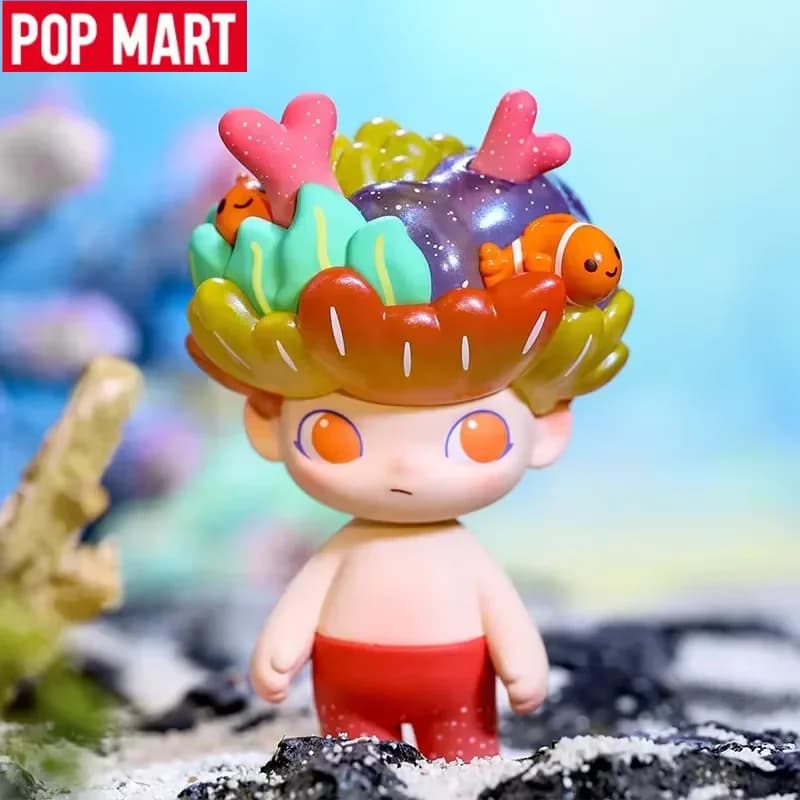 POP MART Dimoo Aquarium Series Scatola cieca Guess Bag Scatola misteriosa Giocattoli Bambola Cute Anime Figure Ornamenti per il desktop Collezione regalo