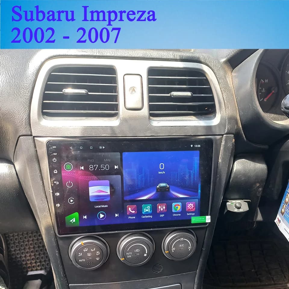 8G + 128G Android 14 Per Subaru Impreza 2002 2004 2006 2007 Auto Autoradio Video Audio A/V Lettore Multimediale GPS Navi DVD Cassetta