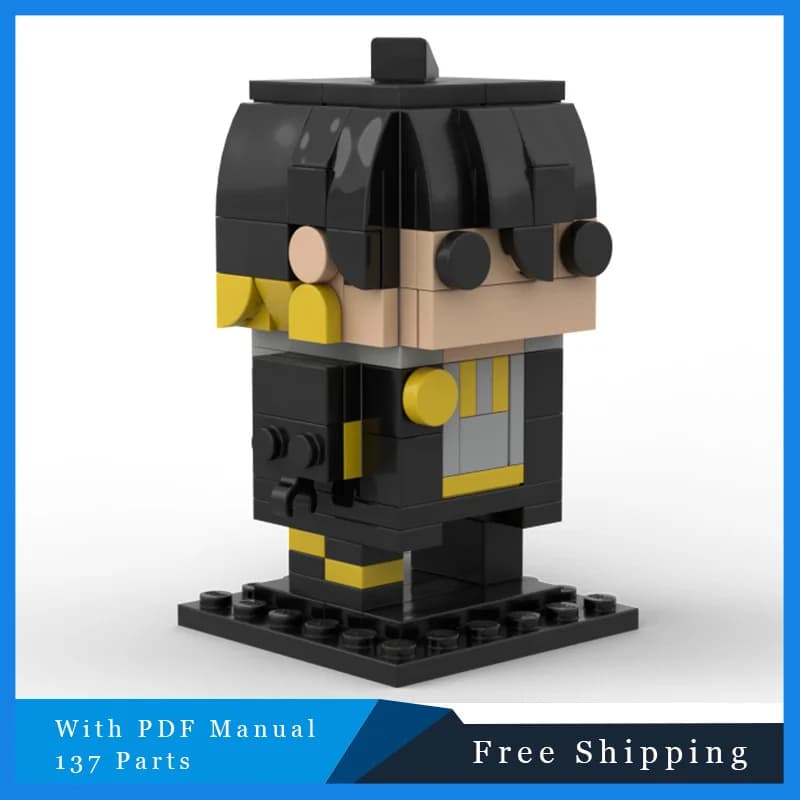 137 Parti MOC Building Block Famosi Giochi di film Brickheadz Modello educativo Set di giocattoli fai-da-te per ragazzi e ragazze Regali festivi perfetti