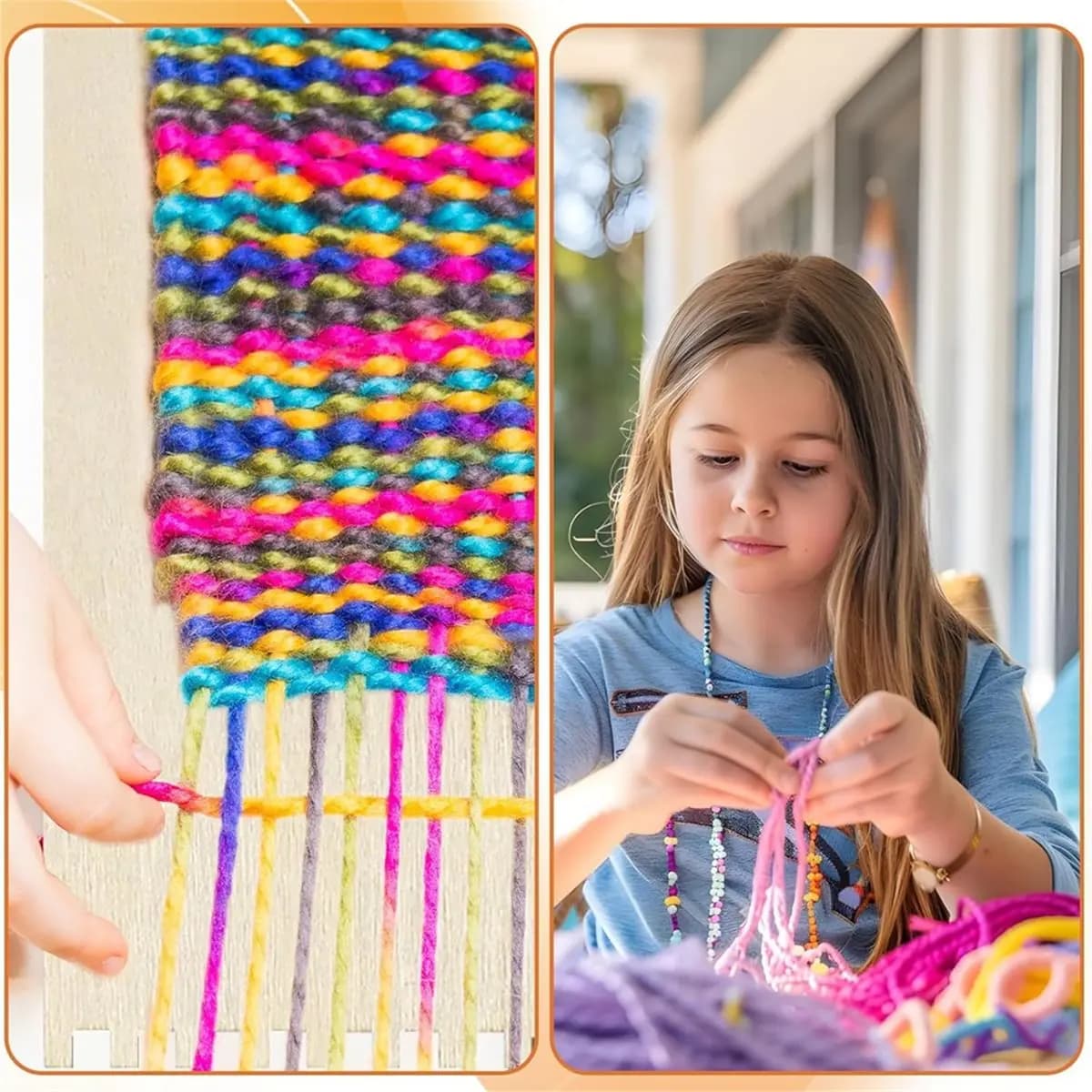 618 Mega Sale 20 Pcs Beginners Wooden Looms Notched Weaving Looms Basket Weaving Tools for Kids Adult Art Craft Activity