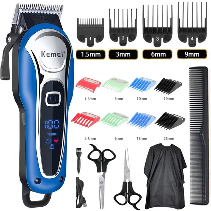 Haircuts Kemei haircuts professional haircut electric beard knife for men haircuts wireless wired