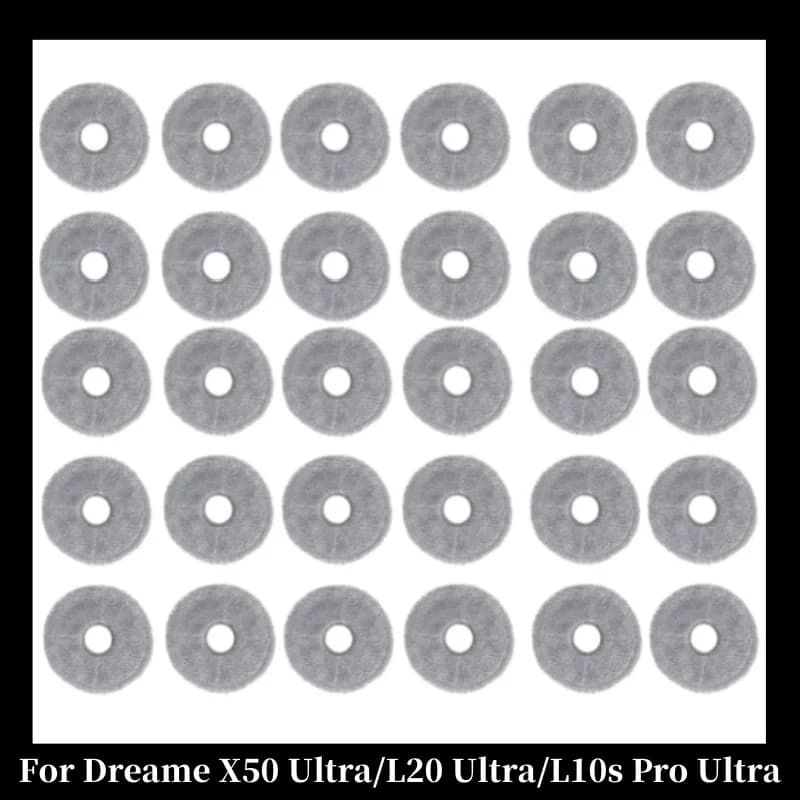 Panno per scopa per Dreame X50 Ultra/L20 Ultra/L10s Pro Ultra/X30 Ultra/L10s Pro Gen2/L10s Plus/L40 Ultra/X40 Ultra Robot aspirapolvere, X40