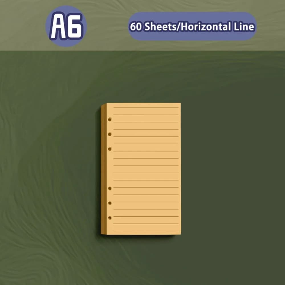 High Quality A5/A6 Notebook Loose-leaf PU Leather Travel Journal Detachable Shell Diary Book School Office