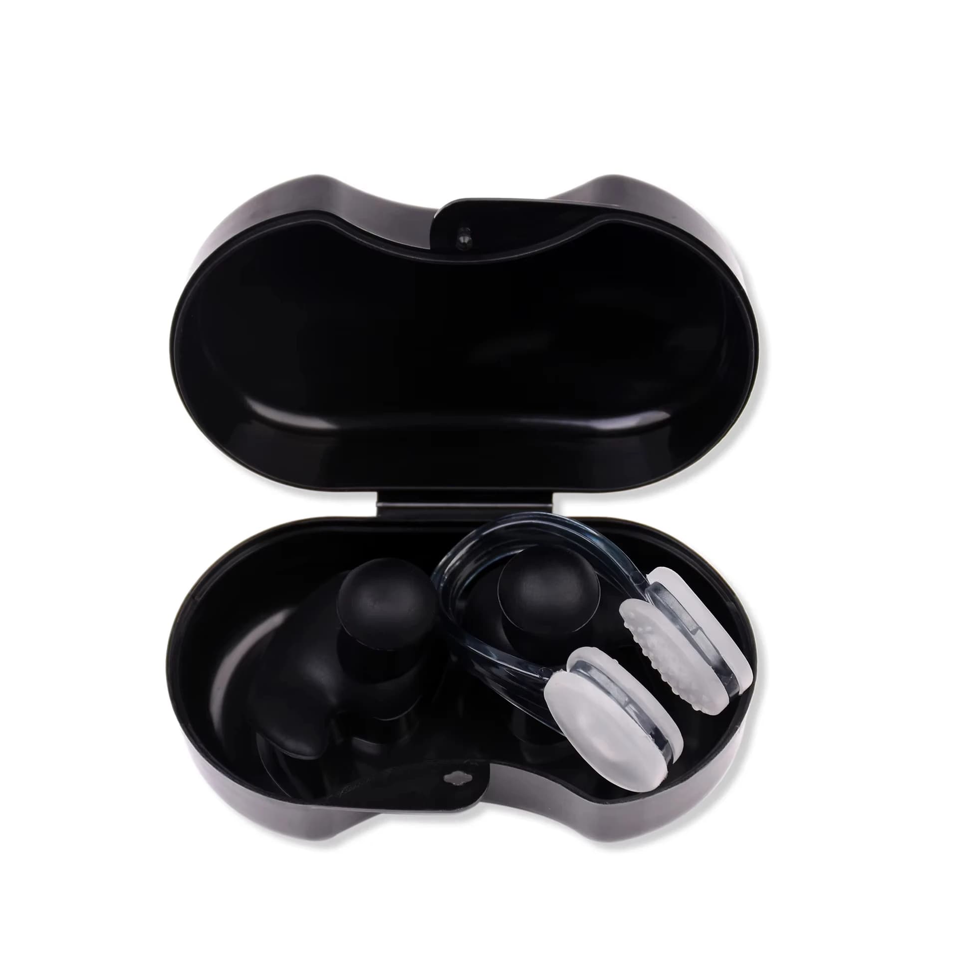 Set di clip per naso e tappi per le orecchie in silicone impermeabile - Adatto per nuoto, immersioni e fitness, un accessorio indispensabile per le attività acquatiche.