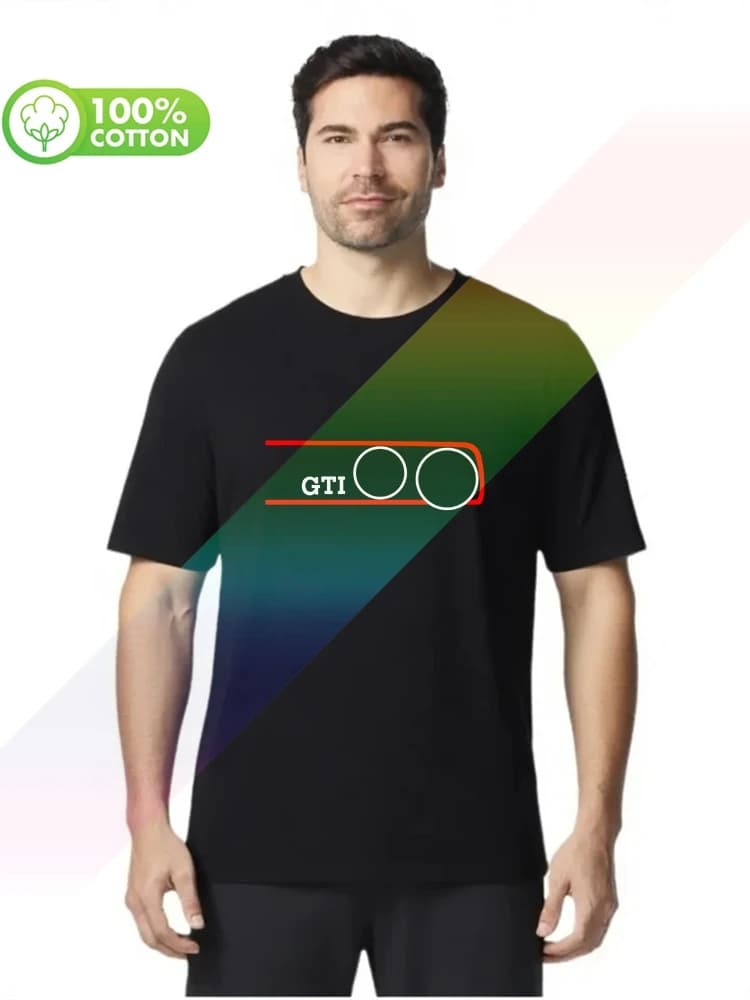 T-shirt da uomo girocollo in cotone 100% pesante, Golf GTI MK2, taglie S-XXXL, magliette.