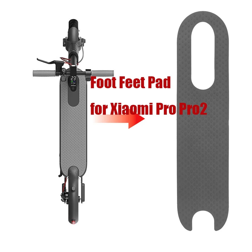 Foot Feet Pad for Xiaomi Pro Pro 2 Electric Scooter Accessories Anti- Skid Deck Rubber Gray Pedal Mat Sticker Replacement Part