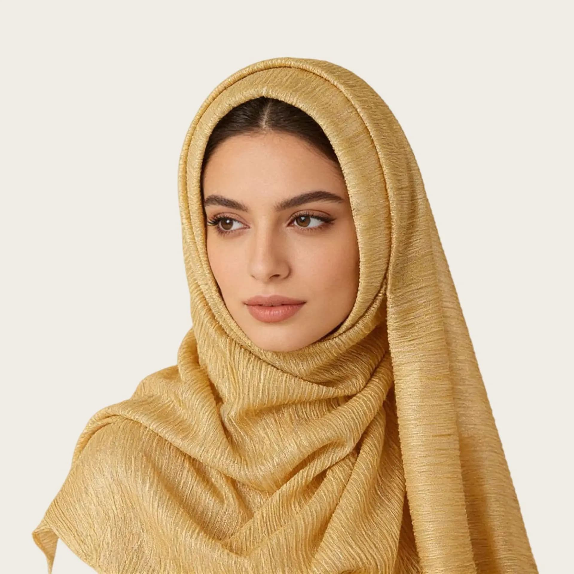 Silk scarf, scarf, ethnic style shawl, veil, long scarf, monochromatic autumn style, stropic effect, unique color