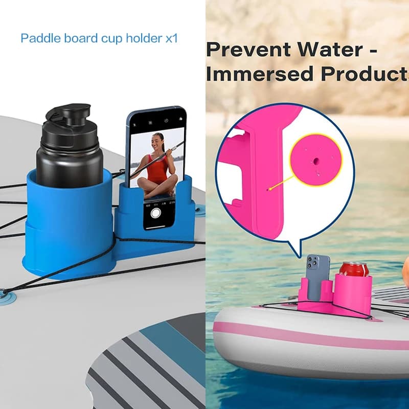Portabicchieri multifunzionale per paddle board Portabevande creativo in PVC per kayak Portabicchieri per kayak