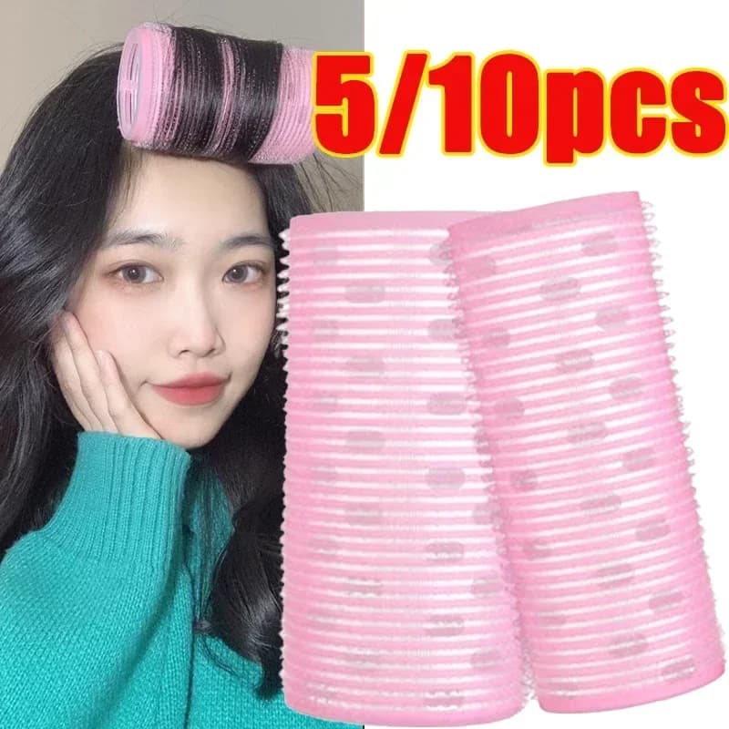 Bigodini for hair with automatic handle Set of hair curlers Size and color Assorted Tools for curling styling Bigodini for DIY hair