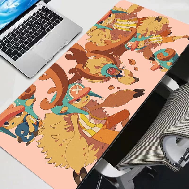 Tappetino per Mouse da Gioco, Tappetino da Scrivania One Piece, Mousepad Anime Sexy per PC, Nuovo Tappetino XXL Durevole per Tastiera, Accessori per Gaming