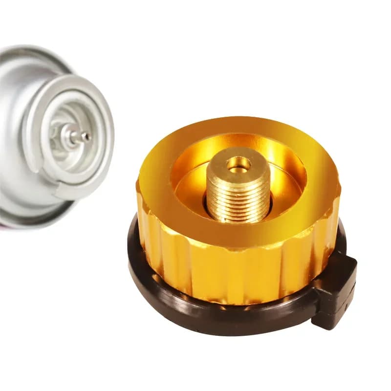 Outdoor camping gas burner adapter Butan charging adapter for oven type Split adaptor for gas tank cylinder