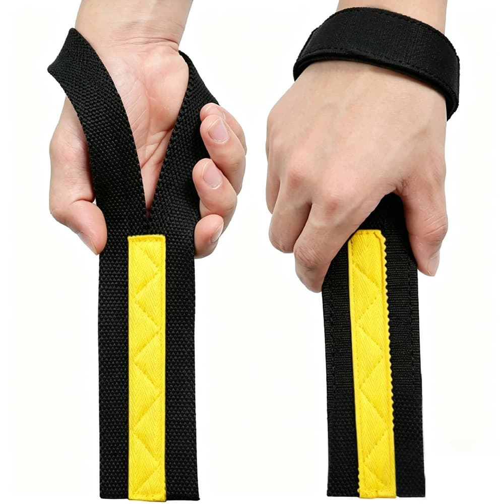 1Pair Lifting Wrist Straps Hand Wraps for Powerlifting, Weight Lifting, Bodybuilding Functional/Cross Training, Deadlift Gym Bar