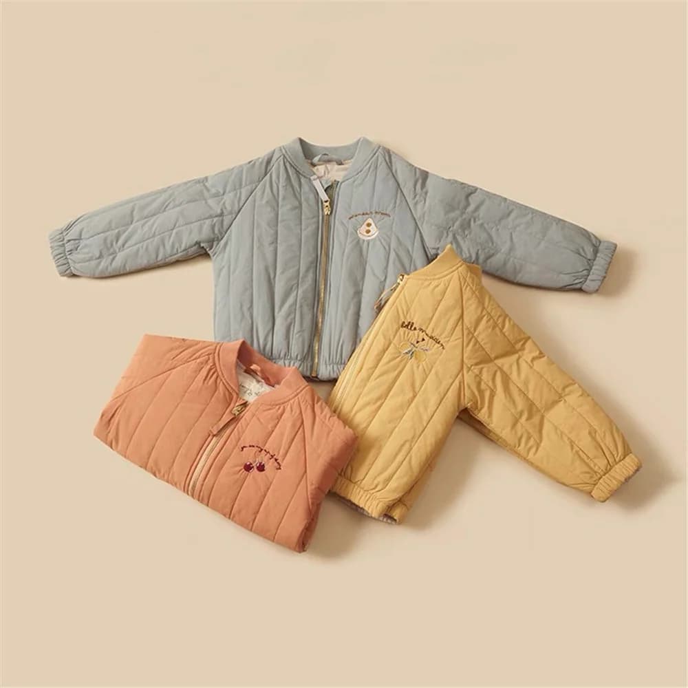 Abbigliamento per Bambini 1-6 Anni, Giacca Imbottita in Cotone per Bambine, Cappotto Caldo per Neonati, Abbigliamento Invernale per Bambini