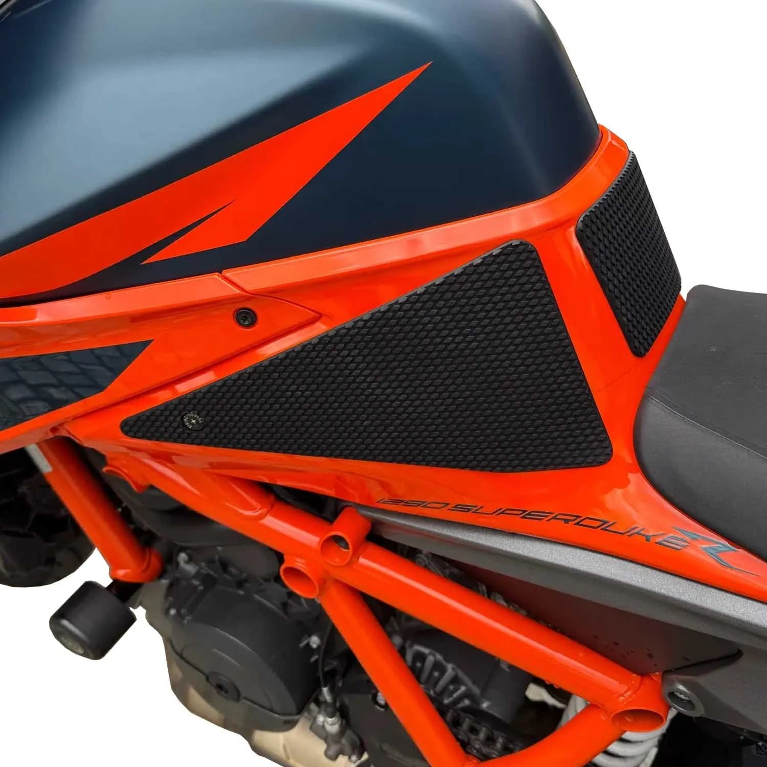Moto Tank Traction Pad Anti Slip Gas Sticker Ginocchio Grip Protector For KTM 1290 Super Duke R from 2020 to 2024