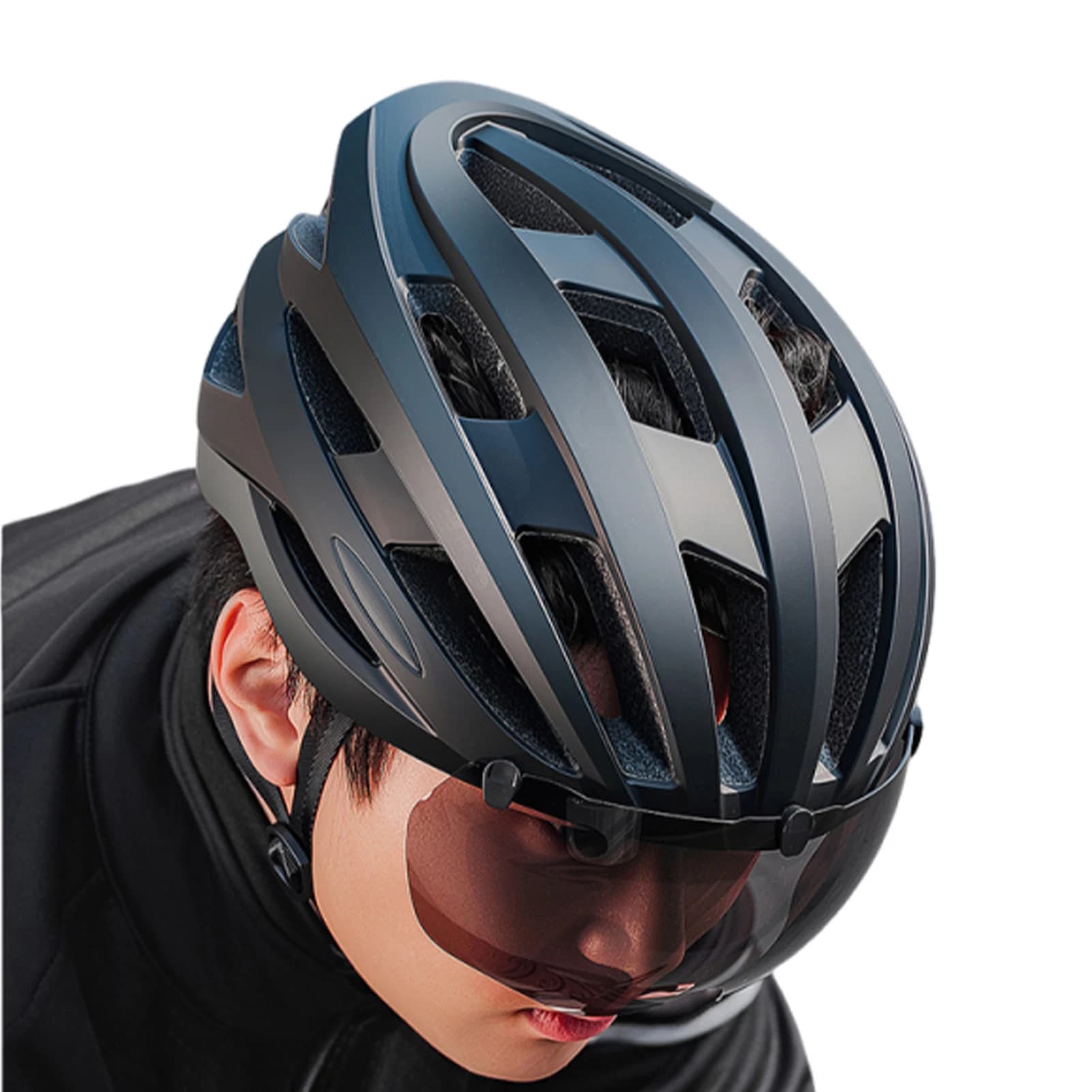 Bicycle helmet for men and women, magnetic glasses, sun visor, 24 ventilation holes, cycling helmets, bike safety, electric scooter, MTB