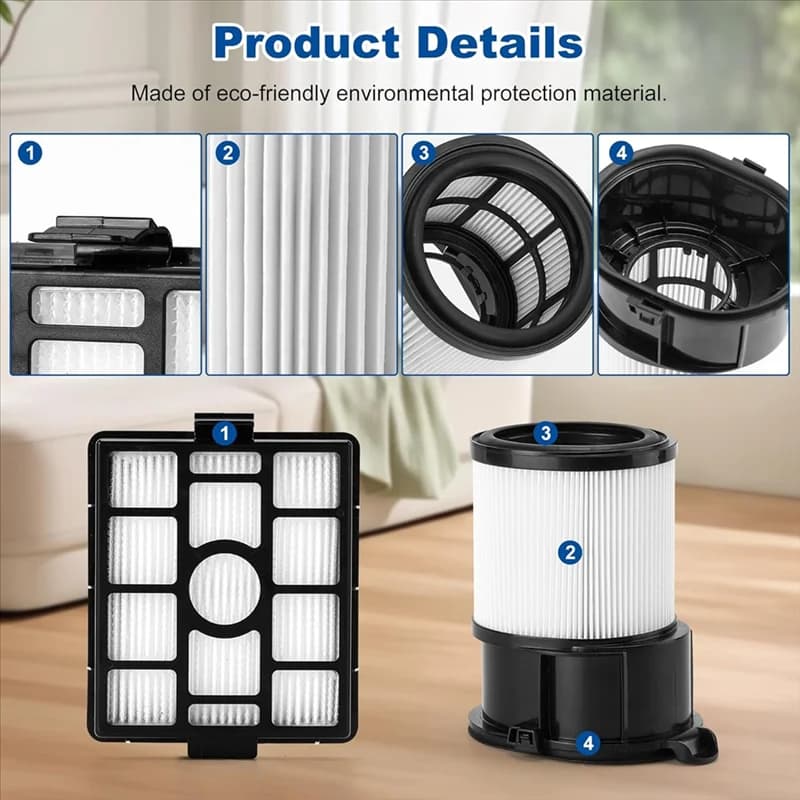 ABRW-Per Shark IP3251/IP3251C/IP3252/IP3251EUT Aspirapolvere Filtro E Filtro Stazione Base In Cotone Parte di Ricambio del Filtro